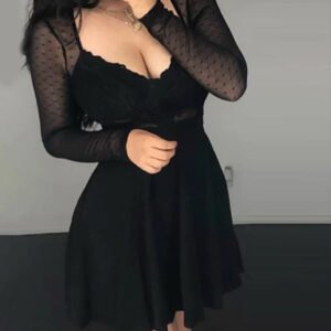 Black evening dress